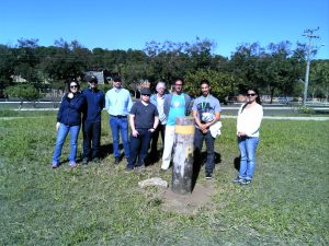 Aula de campo sobre utilização de GPS